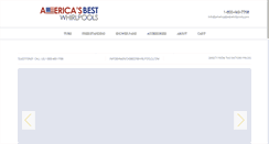 Desktop Screenshot of americasbestwhirlpools.com